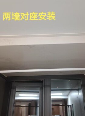 白色晾衣杆阳台顶装固定式晾衣架 不锈钢晒衣杆凉S衣杆 成都可安