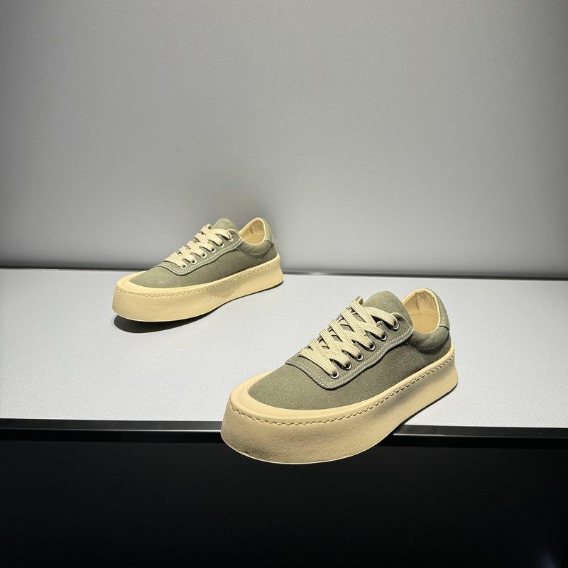 百搭简约日系布鞋2024夏季男鞋厚底增高板鞋休闲鞋W透气帆布鞋男,流行男鞋,休闲板鞋,淘宝优惠券,粉丝福利购,淘宝优惠卷
