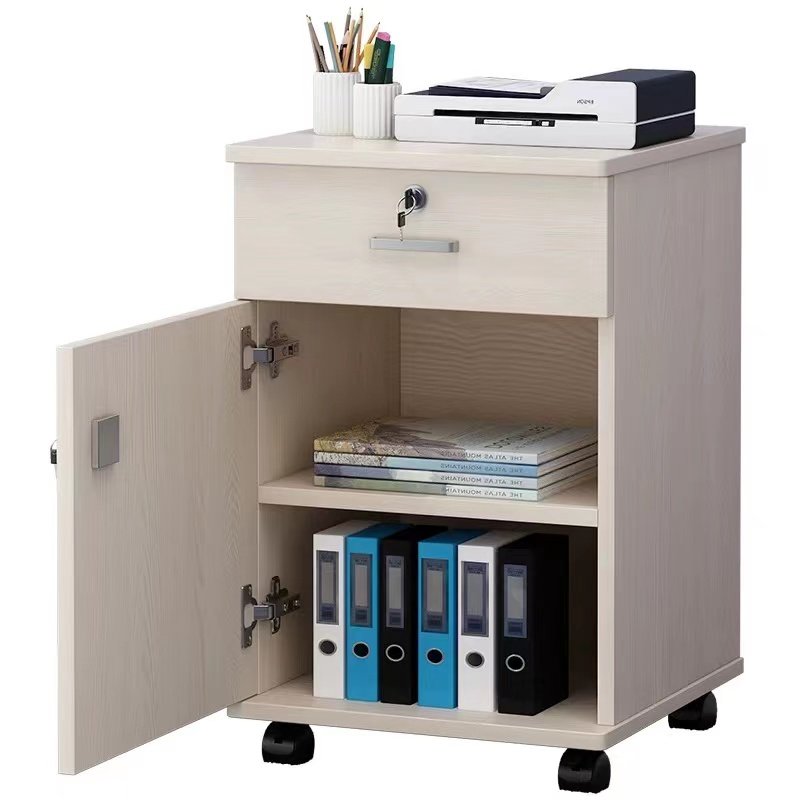 木质文件柜免安装l办工落地柜抽屉资料柜桌下移动带锁储物柜活动,商业/办公家具,矮柜,淘宝优惠券,粉丝福利购,淘宝优惠卷