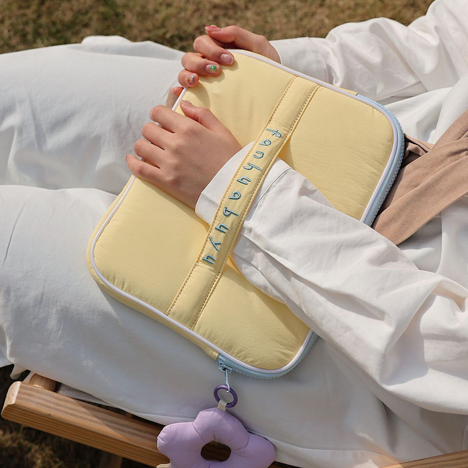 笔记本电脑包适用苹果macbookpro14寸M5内胆包macbookair13华为matebook联想保护套ipad11收纳包高颜值女士款