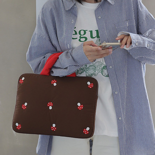 笔记本电脑包手提适用苹果macbook air13.6华为matebook14联想小新pro16荣耀15.6小米惠普华硕收纳通勤包女士