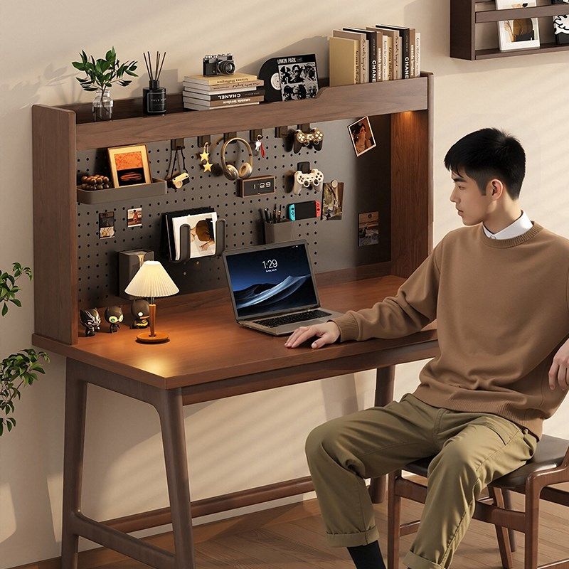 桌上洞洞板置物架l办公桌学生书桌立式桌面实木书架多层桌上小层,住宅家具,书架,淘宝优惠券,粉丝福利购,淘宝优惠卷