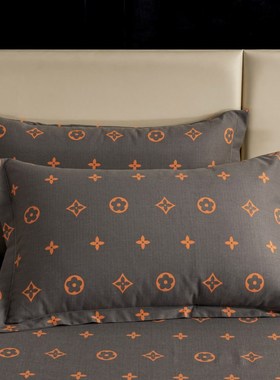 2024a新款简约全棉床单单件加厚磨毛被单双人1.8m床枕套三件套