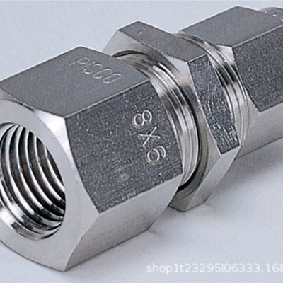 PISCO不锈钢压合内螺纹直通 NSCF0860-01  0860-02   0860-03