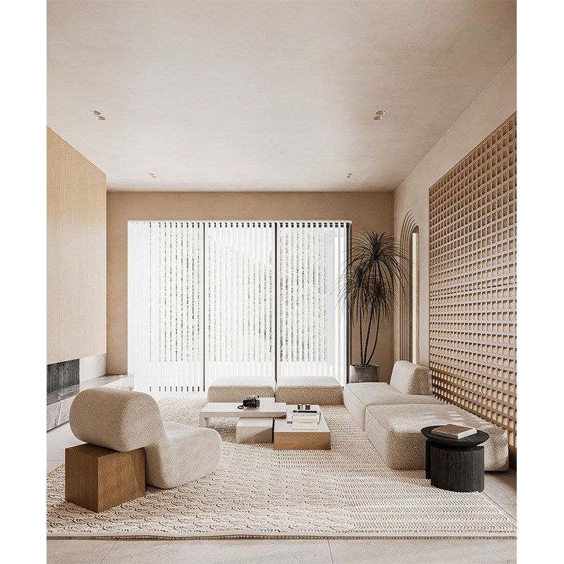 家居家具沙发3D直播背景布直播间高级感背景墙立体壁纸网红主播直