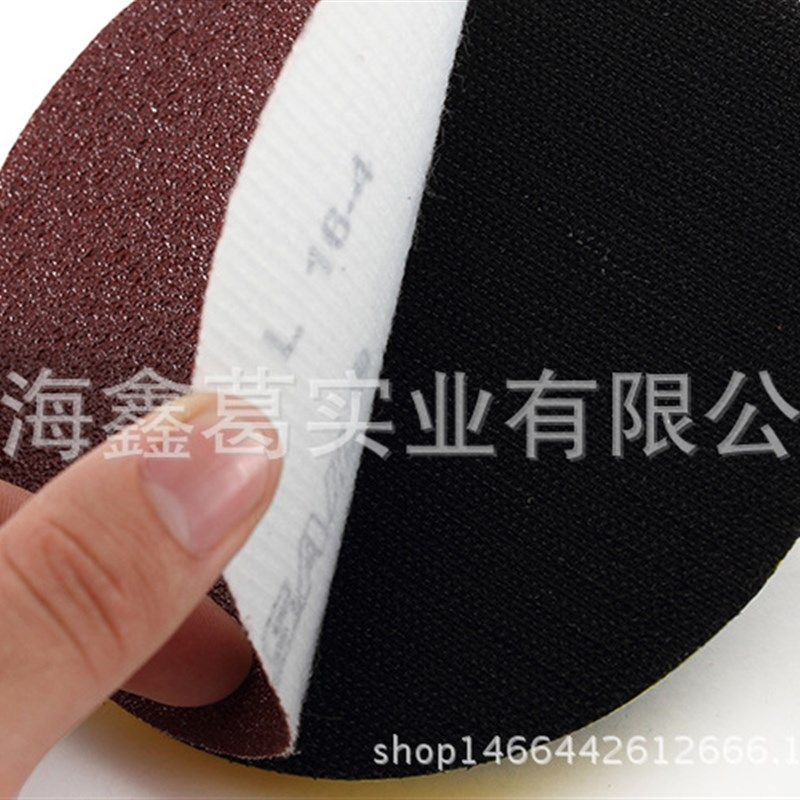 厂家5寸砂纸 圆盘砂125mm植绒红砂拉绒片 抛光除锈砂皮,标准件/零部件/工业耗材,砂纸,淘宝优惠券,粉丝福利购,淘宝优惠卷