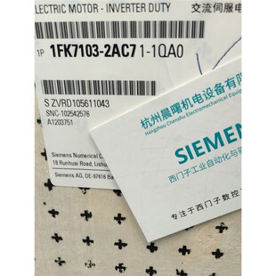 1CH1 1FK7103 10A0 1RH1 1RA1伺服电机 2AC71
