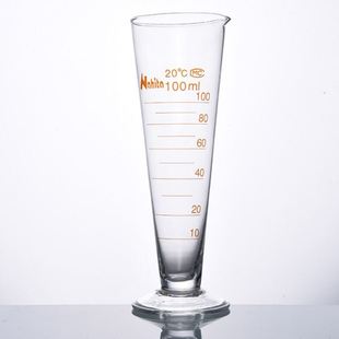 硼硅玻璃量筒实验室酿酒用加厚直型三角型玻璃量筒量器