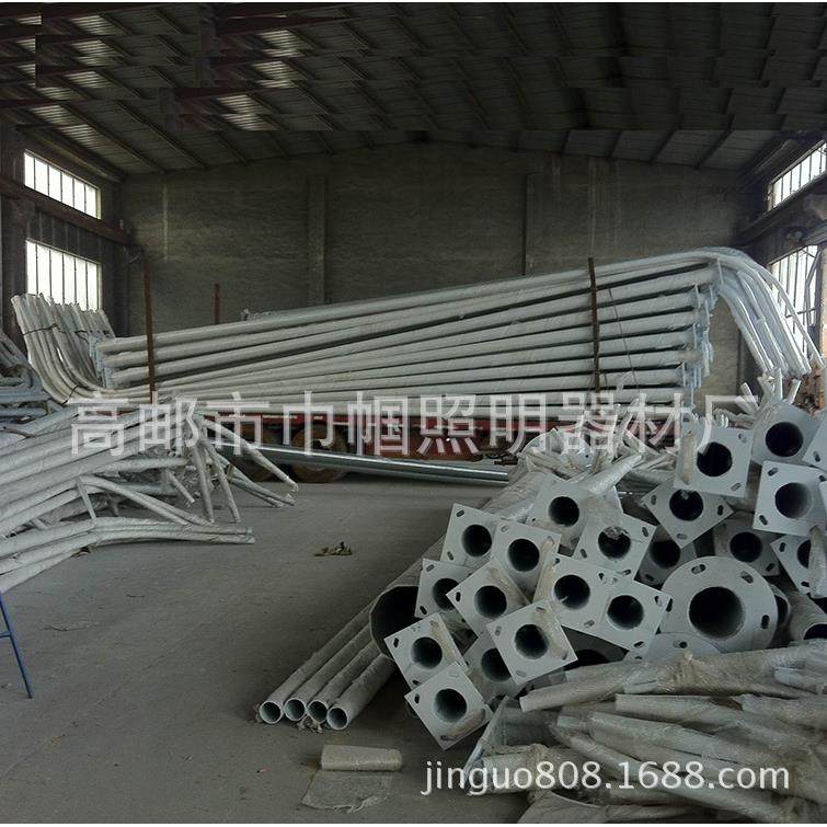 路灯厂家提供图片Q235热轧板高杆小区10米路灯道路灯量大优惠