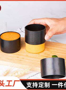 圆形双面不沾日式大鼓面包模具唱片慕斯圈饼干面包切模烘焙器具