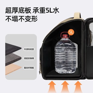 透气防应 猫包外出便携宠物猫咪背包大容z量洗澡出行双肩包轻便款