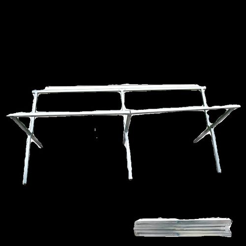 可携式摆地摊货架夜市多功能折叠桌摆摊竹席折叠架伸缩服装展示架