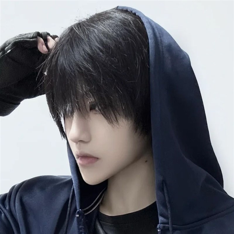 张起灵同款假发男无需修剪盗墓笔记cos万用毛蓬松微分碎盖全头套