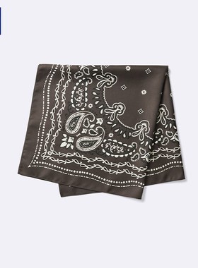 GU极优 佩斯利围巾方巾时尚图案潮流2025款秋季新品 357662