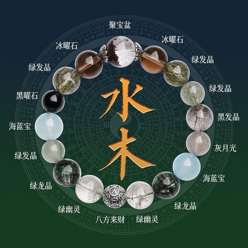 五行喜用金水手链男女款聚宝盆多宝手串补火木缺天然水晶平衡能量,饰品/流行首饰/时尚饰品新,手链,淘宝优惠券,粉丝福利购,淘宝优惠卷