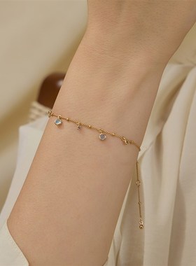 【新款】ARSIS银饰秘密花园仲夏蓝调吊坠手链高级手绳精致百搭女