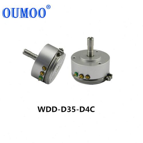 欧牧WDD-D35-D4C角度位移传感器舵机旋转电位计导电塑料电位器