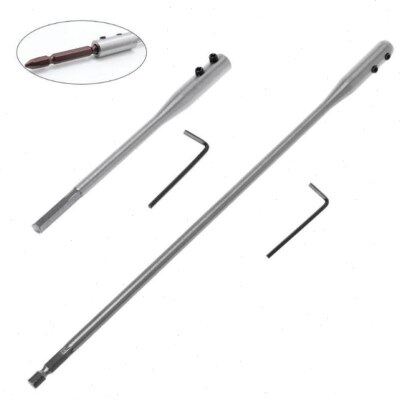 Fit For Flat Drill Bit Deep Hole Shaft Hex Extention Holder