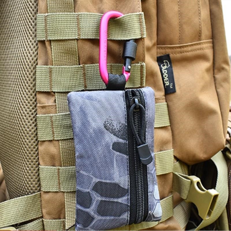 5PCS Aluminium Alloy Carabiner Clip TourisNt Hooks Fishing C