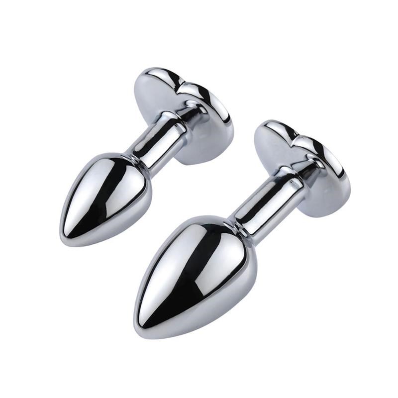 pcs, Gemstone base mini metal anal plug,P beginner butt