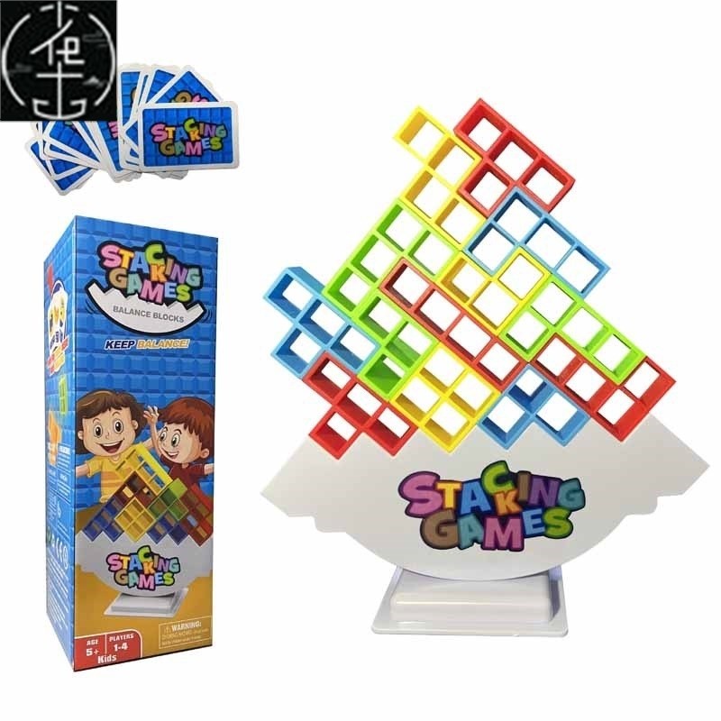 Stacking Game Tetra Tower BlocAks Stack Building Blocks Bala