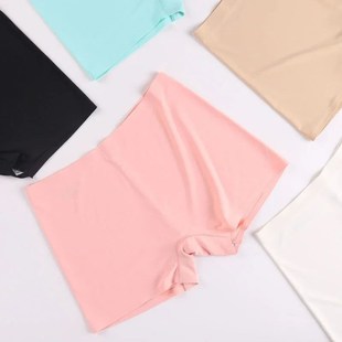 Silk Antibacteri Women MCrotch 2Pcs Cotton Boxer Ice Panties