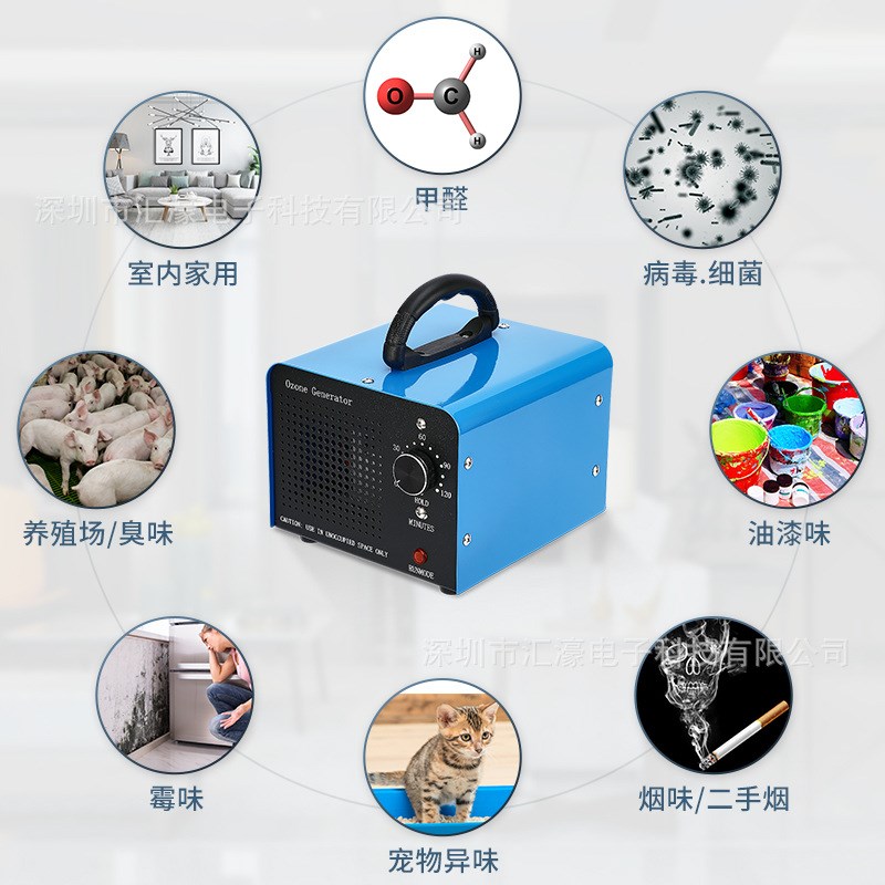110v Ozone Generator Household Air AGldehyde Space Deodoriza
