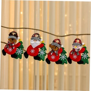 Santa chriastmas pendant decoration tree figure Fabric