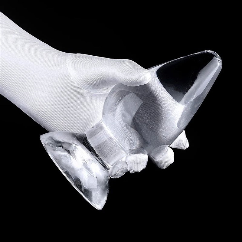 SML Crystal Butt Plug Large CBackyard Beads Anal Balls