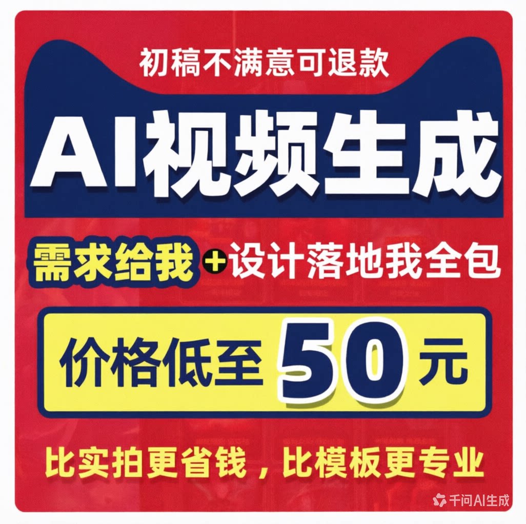 AI视频生成动画制作帮做代做广告定制产品短视频文字科普剪辑图片图片