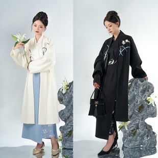 无衣饮羽【苍兰】小个子女日常可穿旋裙中国风显瘦宋制秋冬汉服