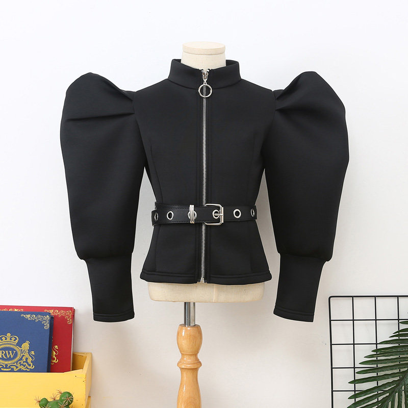 儿童模特T台走秀训练服装秋冬长袖潮童舞台t秀表演女童模特训练服