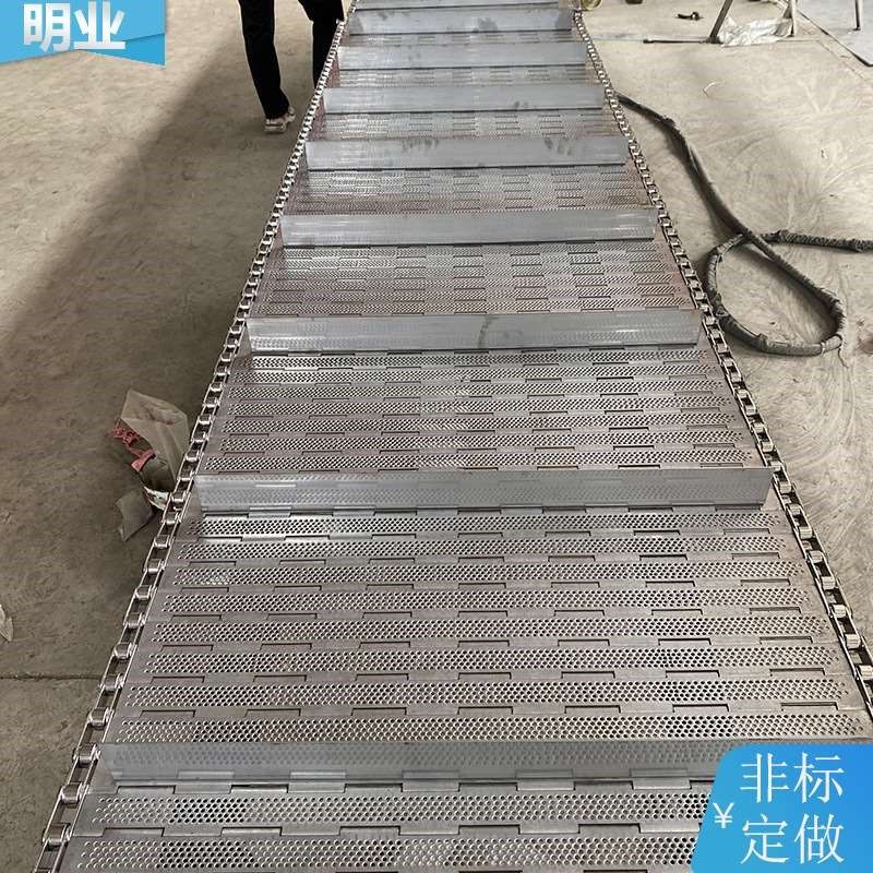 挡边式冲孔链板 不锈钢糯米风干带孔输送配件 茶叶烘干用板式链,纺织面料/辅料/配套,织造机械,淘宝优惠券,粉丝福利购,淘宝优惠卷