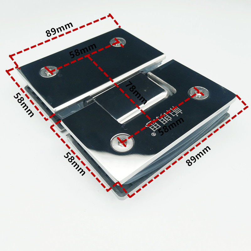 180度淋浴房玻璃合页铰链不锈钢浴室夹玻璃门合页铰无框门玻璃夹,基础建材,浴室玻璃夹,淘宝优惠券,粉丝福利购,淘宝优惠卷