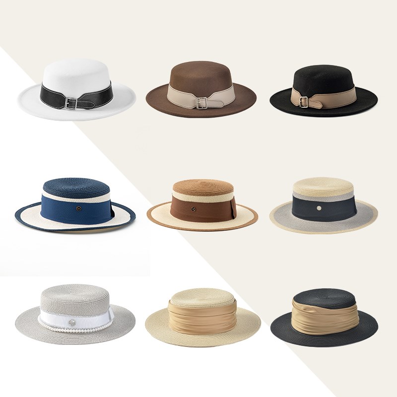 样板间礼帽衣帽间摆件样板房软装道具搭配组合衣柜展厅饰品女士帽