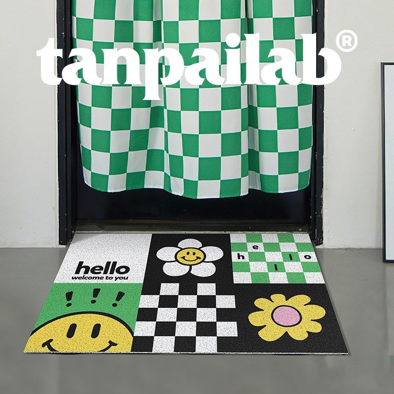 摊牌 雏菊入户门地垫可裁剪蹭脚垫门口百搭丝圈耐脏防滑除尘垫子,居家布艺,入户地垫,淘宝优惠券,粉丝福利购,淘宝优惠卷