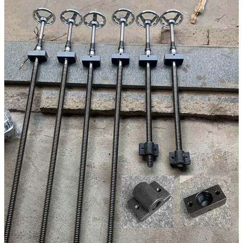 非标丝杆螺母手摇梯形丝杆铜母z刻度丝杆套装机械手摇升降丝杠螺