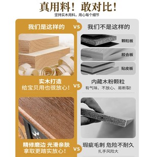 斗柜实木置物柜卧室储物柜家用客厅复古收纳柜储藏柜杂物柜 美式