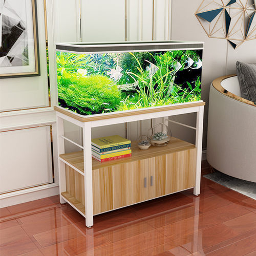 钢木新款鱼缸底柜金属底架底座不锈钢草缸鱼缸架子铁艺定做鱼缸柜