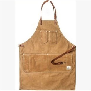 供应复古油蜡湿蜡工具战术围裙理发真皮围裙皮匠围裙
