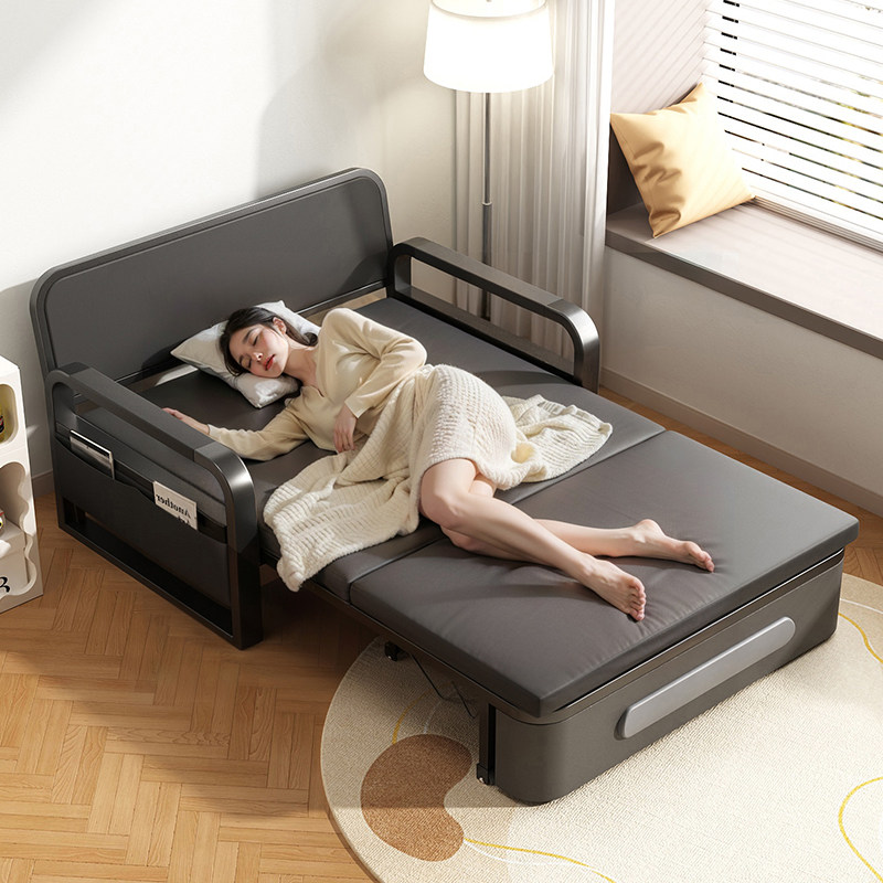 沙发床折叠床两用单人床家用成人留宿小户型新型1.5米双人简易床,住宅家具,可折叠床,淘宝优惠券,粉丝福利购,淘宝优惠卷