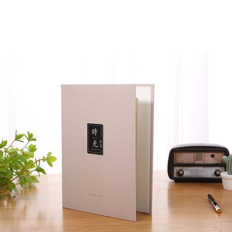 现货A4同学录 毕业纪念册新款简约活页同学通讯录厂家定 制