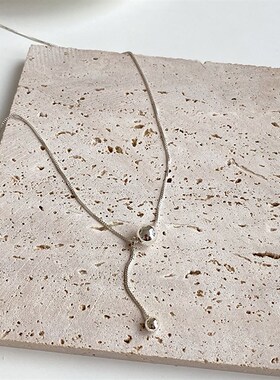 轻奢小众高级感项链通勤女百搭配饰2023年新款锁骨链颈链女