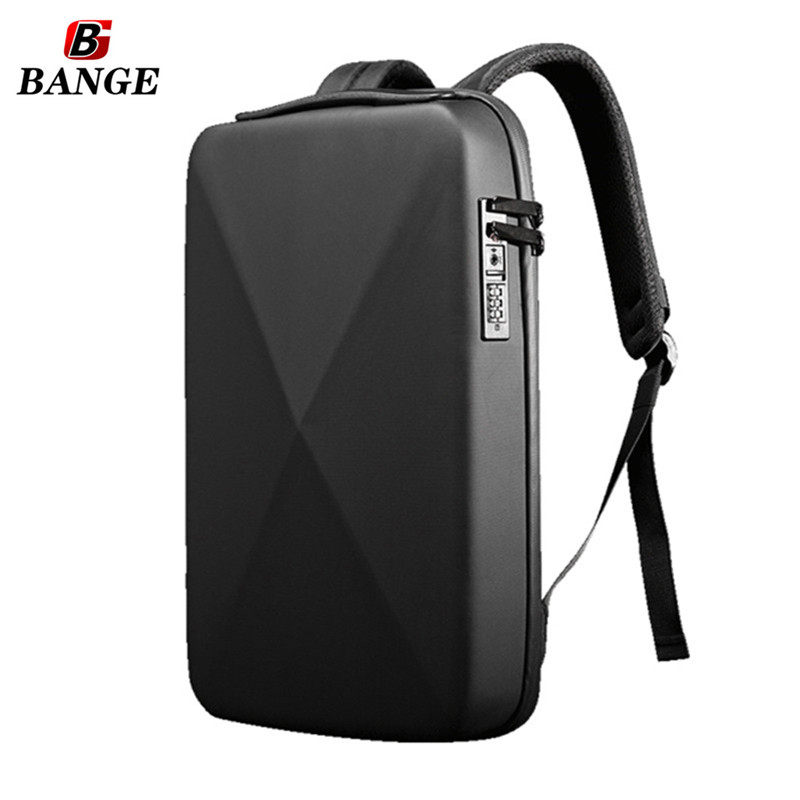 超薄硬壳抗压双肩包男士防盗防雨水电脑包15.6寸商务上班通勤背包