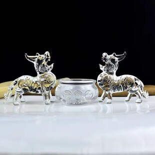 水晶招财貔貅聚i宝盆摆件装 饰办公室皮丘玄关客厅开业前台家居礼