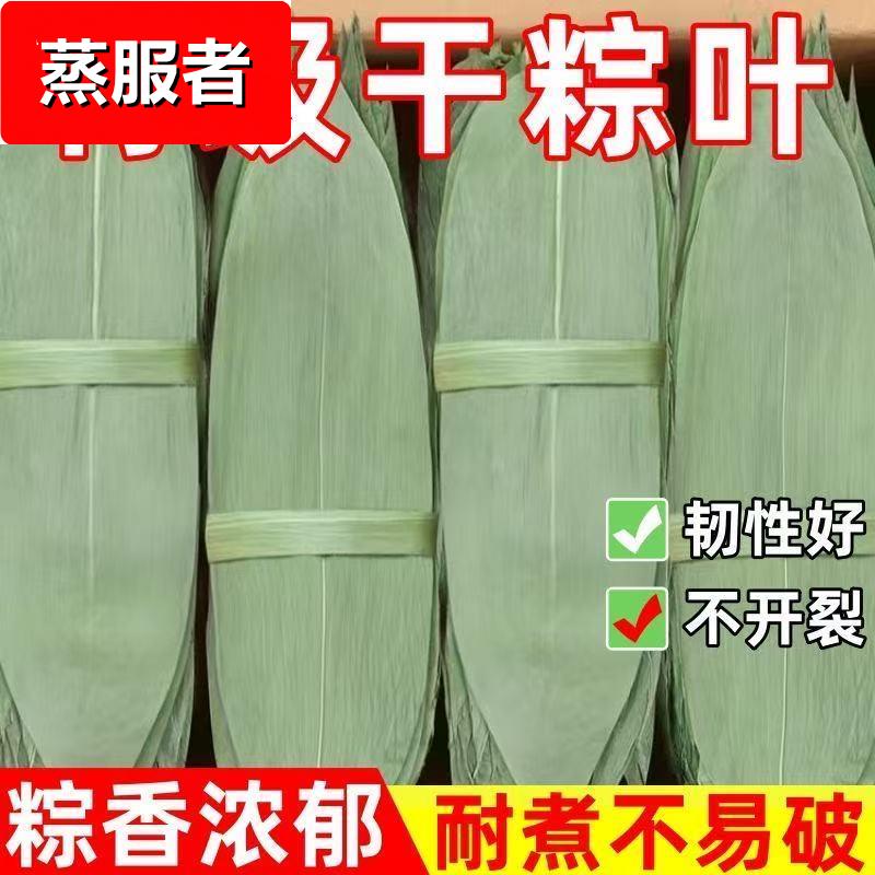 干粽叶特大号粽子叶免邮新鲜麻竹叶商家用箬叶包粽子材料送绳