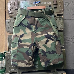 多兜耐磨登山运动五分裤 2024年户外夏季 男M65迷彩作战裤 短裤 l工装