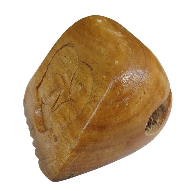 木鱼12公分双鱼 12厘米双环12CM木质 木鱼 打击乐器