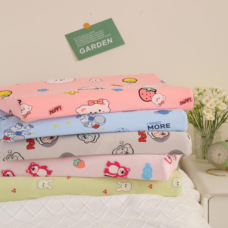 儿童乳胶枕芯四季通用卡通纯棉枕套学生婴儿幼儿园乳胶枕头