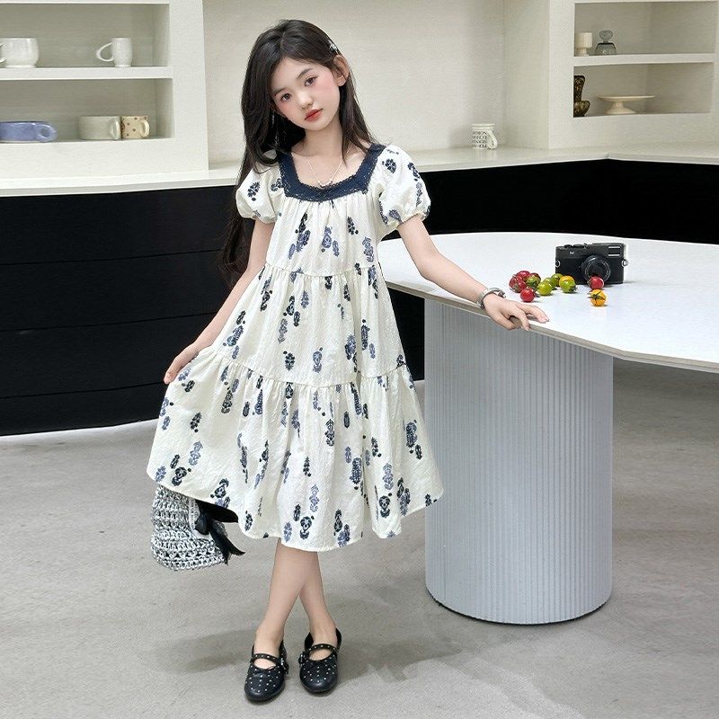 女童夏装连衣裙2025新款女大童夏季韩系碎花裙儿童夏天棉布公主裙,童装/婴儿装/亲子装,连衣裙,淘宝优惠券,粉丝福利购,淘宝优惠卷